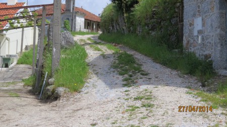 Rua das Pereirinhas (antes do início das obras) - Seidões